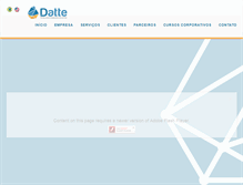 Tablet Screenshot of datte.com.br
